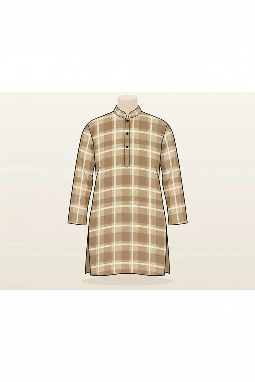 Long Kurta AI sample preview