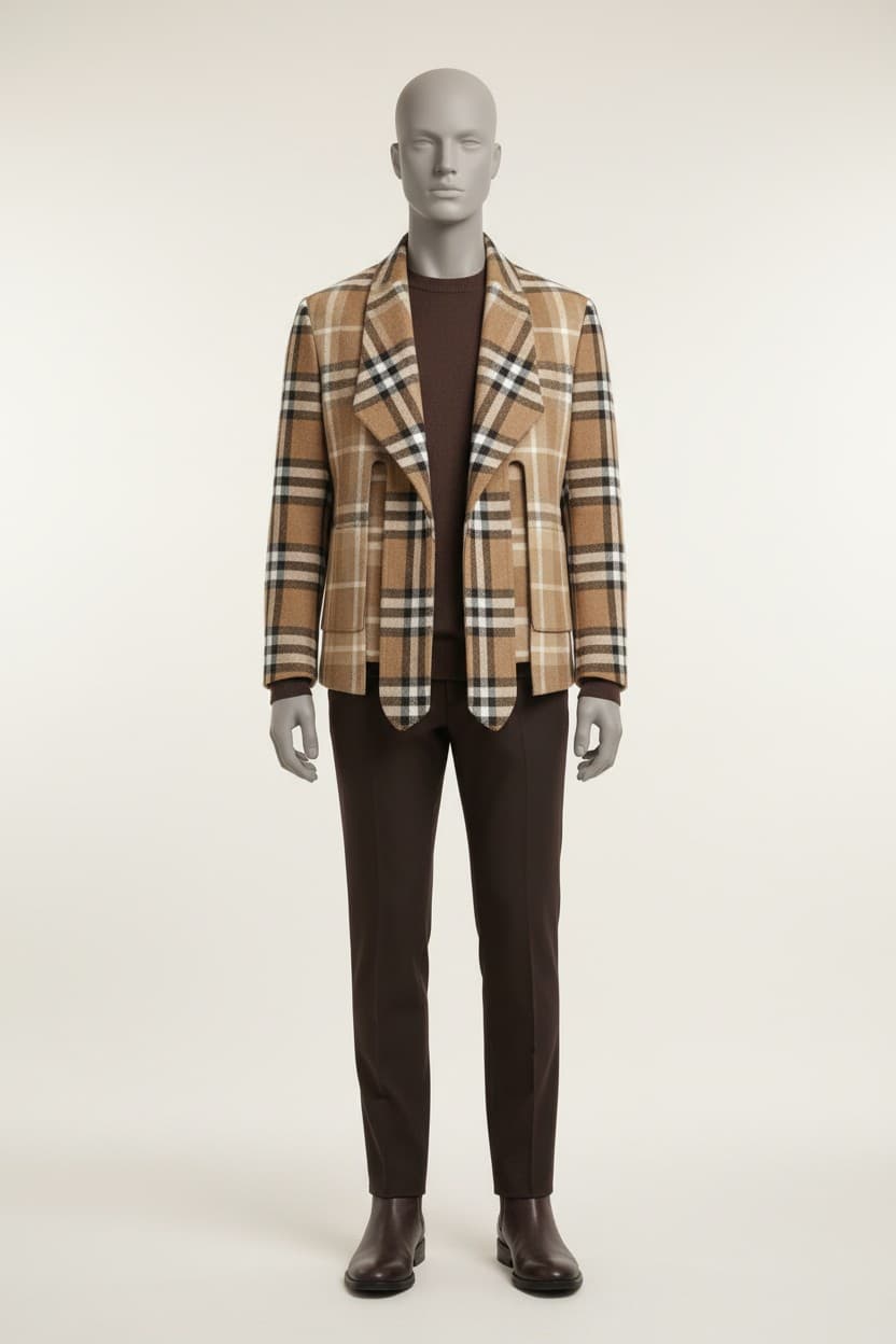 Open Front Jacket AI sample preview