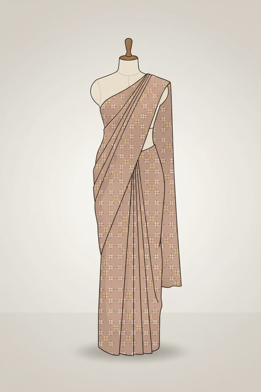 Saree (Nivi Drapes) AI sample preview