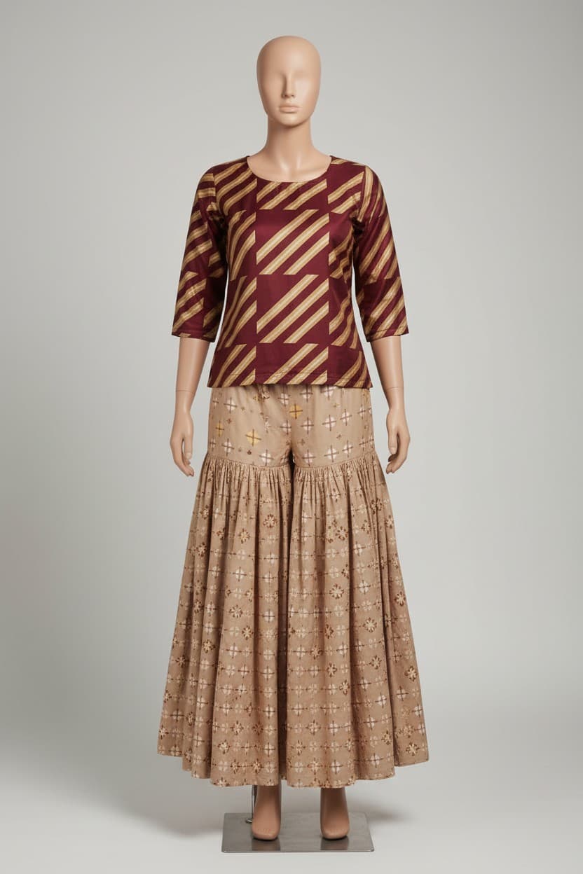 Sharara Suit AI sample preview